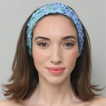 画像3: シルクオンブレ・カットワークプチスカーフ ”リジエール・オン・テラス（棚田)"  (3)