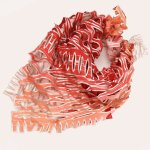 画像1: シルクオンブレ・カットワークプチスカーフ ”リジエール・オン・テラス（棚田)"  (1)