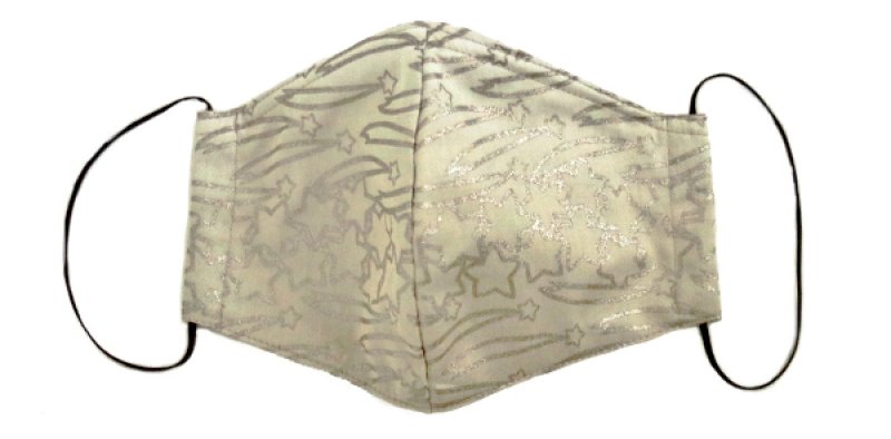 画像3: コットンサテンマスク ”エトワール・フィラント(流れ星)" ・カーキG,I,J