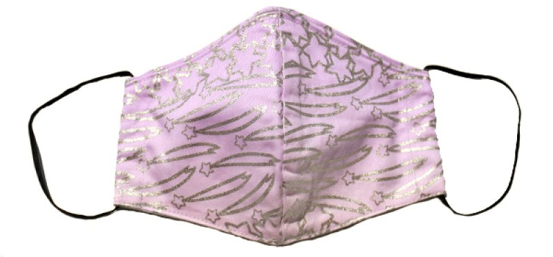 画像1: コットンサテンマスク ”エトワール・フィラント(流れ星)" ・ラベンダーローズH,I,J