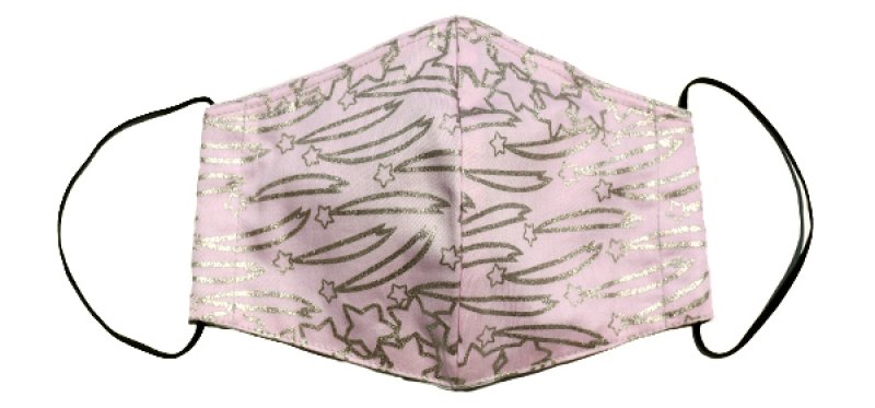 画像2: コットンサテンマスク ”エトワール・フィラント(流れ星)" ・ラベンダーローズH,I,J