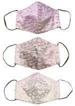 画像1: コットンサテンマスク ”エトワール・フィラント（流れ星)" ・ラベンダーローズH,I,J  (1)