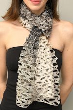 画像2: コットンローンカットワーク・スカーフ”オリビエ（オリーブの樹）” [手洗いOK] (2)