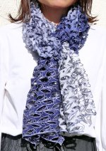 画像1: コットンローンカットワーク・スカーフ”オリビエ（オリーブの樹）” [手洗いOK] (1)