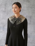 画像2: シルクカラー（付け襟タイプ） ”カスケード＆棚田"  (2)