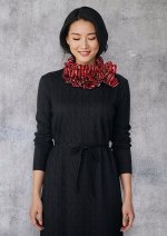 画像4: シルクカットワークプチスカーフ ”アリュメット（マッチ棒)"  (4)