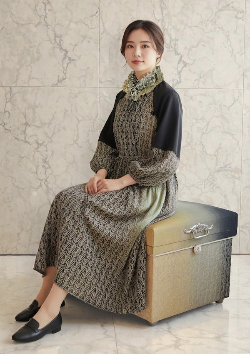 画像4: シルクカラー（チョーカータイプ） ”カスケード＆棚田"  (4)