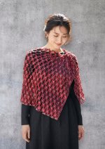 画像2: シルクカットワークロングスカーフ”アリュメット（マッチ棒）" ・ルージュボルドー (2)