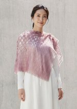 画像2: シルクカットワークロングスカーフ”アリュメット（マッチ棒）" ・ラベンダーローズ (2)